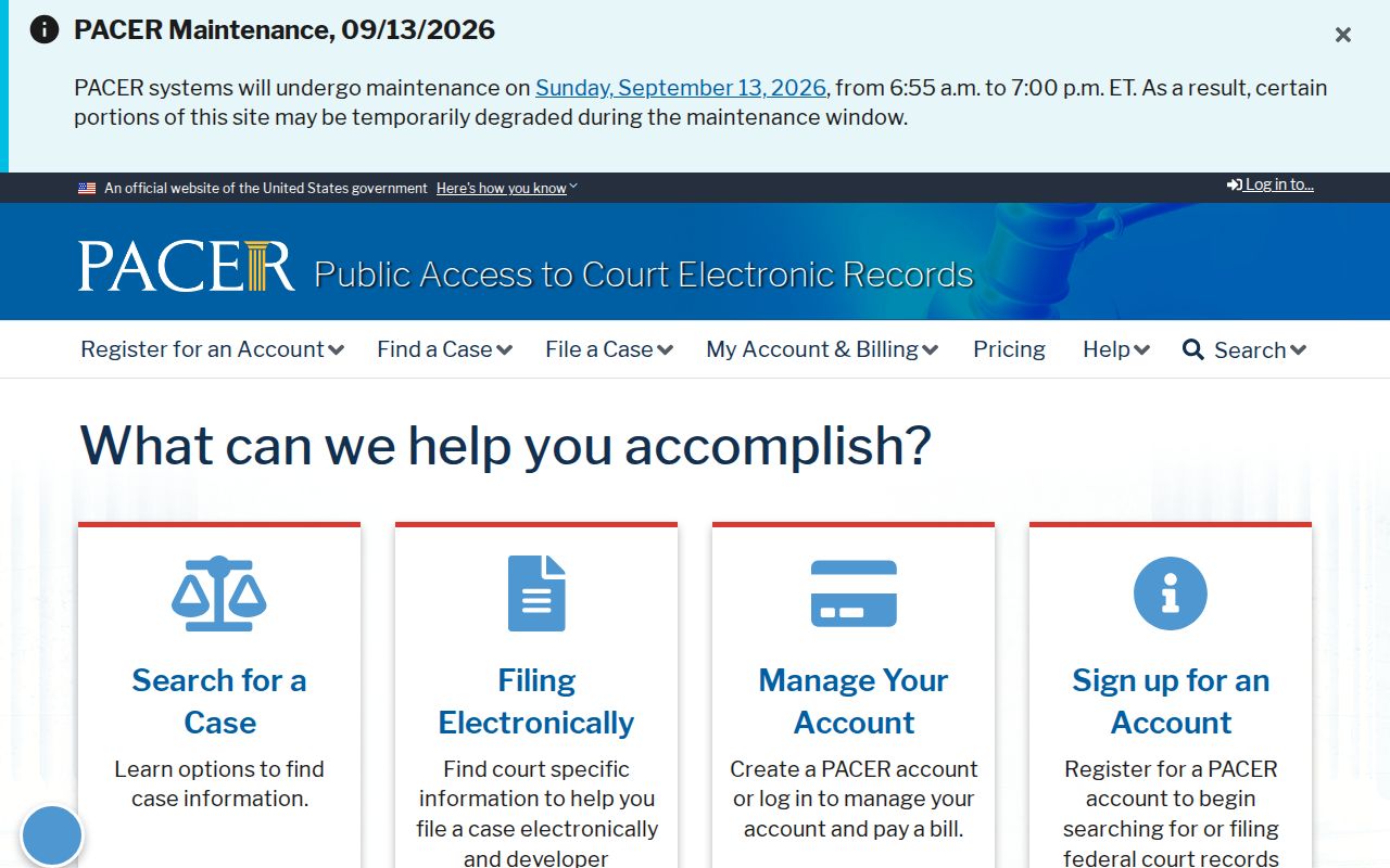 St. Tammany Parish arrest warrant records page showing federal case search account and fee rules